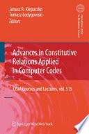 Advances in Constitutive Relations Applied in Computer Codes [E-Book] /