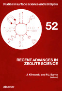 Recent advances in zeolite science : Meeting of the British Zeolite Association. 1989: proceedings : Cambridge, 17.04.89-19.04.89 /