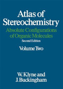 Atlas of sterochemistry. 2 : absolute configurations of organic molecules.