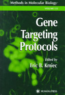Gene targeting protocols /