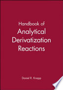 Handbook of analytical derivatization reactions /