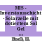 MIS - Inversionsschicht - Solarzelle mit dotiertem Sol Gel Dielektrikum : Schlussbericht, Berichtszeitraum 01.06.1990 - 30.06.1995.