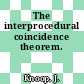 The interprocedural coincidence theorem.