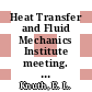Heat Transfer and Fluid Mechanics Institute meeting. 12 : reprints of papers Los-Angeles, CA, 11.06.59-13.06.59.