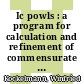 Ic powls : a program for calculation and refinement of commensurate and incommensurate structures using powder diffraction data [E-Book] /