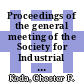 Proceedings of the general meeting of the Society for Industrial Microbiology. 18 : held at Lafayette, Indiana, August 27-31, 1961 /