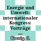 Energie und Umwelt: internationaler Kongress: Vorträge : Envitec. 1977 : Düsseldorf, 08.02.77-10.02.77 /