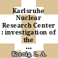 Karlsruhe Nuclear Research Center : investigation of the tritium level in the environment of the Karlsruhe Nuclear Research Center : Research Coordination Meeting: 0003 : Finland : 13.06.76-18.06.76.