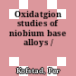 Oxidatgion studies of niobium base alloys /
