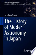 The History of Modern Astronomy in Japan [E-Book] /