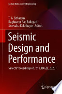 Seismic Design and Performance [E-Book] : Select Proceedings of 7th ICRAGEE 2020 /