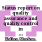 Status report on quality assurance and quality control in air monitoring networks : central and eastern countries of the WHO european region /