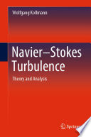 Navier-Stokes Turbulence [E-Book] : Theory and Analysis /