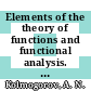 Elements of the theory of functions and functional analysis. 1. metric and normed spaces.