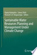 Sustainable water resources planning and management under climate change [E-Book] /