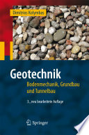 Geotechnik [E-Book] : Bodenmechanik, Grundbau und Tunnelbau /