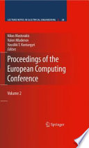 Proceedings of the European Computing Conference [E-Book] : Volume 2 /