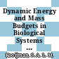 Dynamic Energy and Mass Budgets in Biological Systems [E-Book] /
