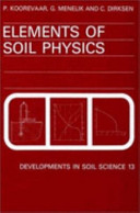 Elements of soil physics [E-Book] /