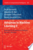 Advances in Machine Learning II [E-Book] : Dedicated to the Memory of Professor Ryszard S.Michalski /