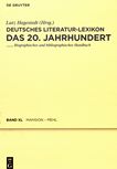 Deutsches Literatur-Lexikon . 40 . Das 20. Jahrhundert, Mansion - Mehl : biographisch-bibliographisches Handbuch /