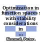 Optimization in function spaces : with stability considerations in Orlicz spaces [E-Book] /
