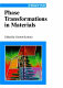 Phase transformations in materials /