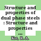 Structure and properties of dual phase steels : Structure and properties of highly formable dual phase steels: international symposium : AIME annual meeting 1979 : New-Orleans, LA, 19.02.79-21.02.79.