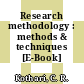 Research methodology : methods & techniques [E-Book] /
