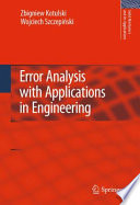Error Analysis with Applications in Engineering [E-Book] /