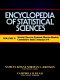 Encyclopedia of statistical sciences. 9. Strata chart to zyskind-martin models, cumulative index, volume 1-9 /