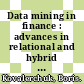 Data mining in finance : advances in relational and hybrid methods [E-Book] /