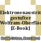 Elektronenaustrittsarbeit gestufter Wolfram-Oberflächen [E-Book] /