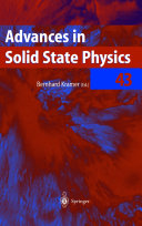 Advances in Solid State Physics [E-Book] /