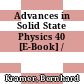Advances in Solid State Physics 40 [E-Book] /