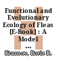 Functional and Evolutionary Ecology of Fleas [E-Book] : A Model for Ecological Parasitology /