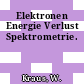 Elektronen Energie Verlust Spektrometrie.