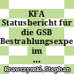KFA Statusbericht für die GSB Bestrahlungsexperimente im He Loop Mol. 1 [E-Book] /
