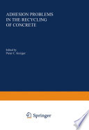 Adhesion Problems in the Recycling of Concrete [E-Book] /