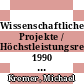 Wissenschaftliche Projekte / Höchstleistungsrechenzentrum. 1990 : 1. 1. 1990 - 31. 12. 1990 /