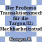 Der Profemo Transaktionsmechanismus für die Targon/32: Machbarkeitsstudie.