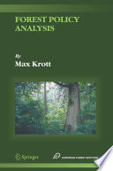 Forest Policy Analysis [E-Book] /