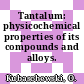 Tantalum: physicochemical properties of its compounds and alloys.