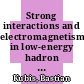 Strong interactions and electromagnetism in low-energy hadron physics [E-Book] /