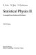 Statistical physics. 2. Nonequilibrium statistical mechanics.