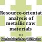 Resource-orientated analysis of metallic raw materials : findings of CRC 525 for aluminium [Compact Disc] /