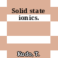 Solid state ionics.