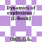 Dynamics of explosions / [E-Book]