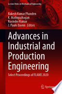 Advances in Industrial and Production Engineering [E-Book] : Select Proceedings of FLAME 2020 /