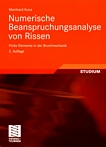 Numerische Beanspruchungsanalyse von Rissen : Finite Elemente in der Bruchmechanik /